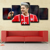 5 piece picture set art framed prints Bayern Lewandowski wall decor-1240 (3)