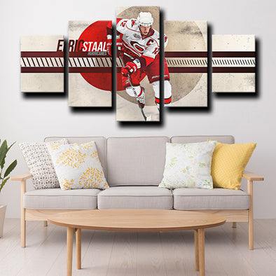 5 piece picture set art framed prints Hurricanes staal wall decor-1216 (1)