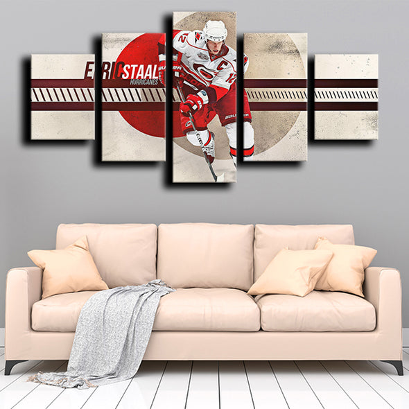 5 piece picture set art framed prints Hurricanes staal wall decor-1216 (2)