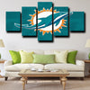 5 piece picture set framed prints Miami Dolphins logo wall picture-1203 (3)