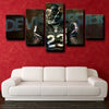 5 piece pictures art prints Chicago Bears Hester live room decor-1202 (1)