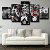 5 piece split canvas art Atlanta Falcons Means prints decor picture-1223 (4)
