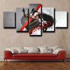 5 piece split canvas art Atlanta Falcons Norwood framed prints decor picture-1202 (2)