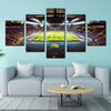 5 piece split canvas art FC Barcelona football field framed prints decor picture-1216 (2)
