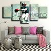5 piece sports canvas prints Miami Dolphins Marshall wall picture-1205 (2)