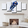 5 piece wall art canvas printsLeafers Holl Blue Jersey decor picture-1246 (3)