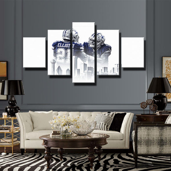 5 piece wall art canvas printsThe Boys two Player home decor-1216 (2)