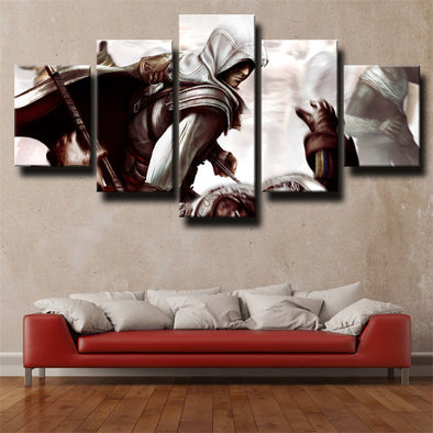 5 piece wall art canvas prints Assassin's Creed Desmond home decor-1205 (1)
