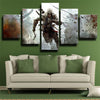 5 piece wall art canvas prints Assassin's Creed III decor picture-1205 (3)