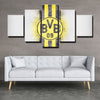 5 piece wall art canvas prints Borussia Dortmund draw home decor-1216 (3)