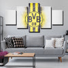 5 piece wall art canvas prints Borussia Dortmund draw home decor-1216 (4)