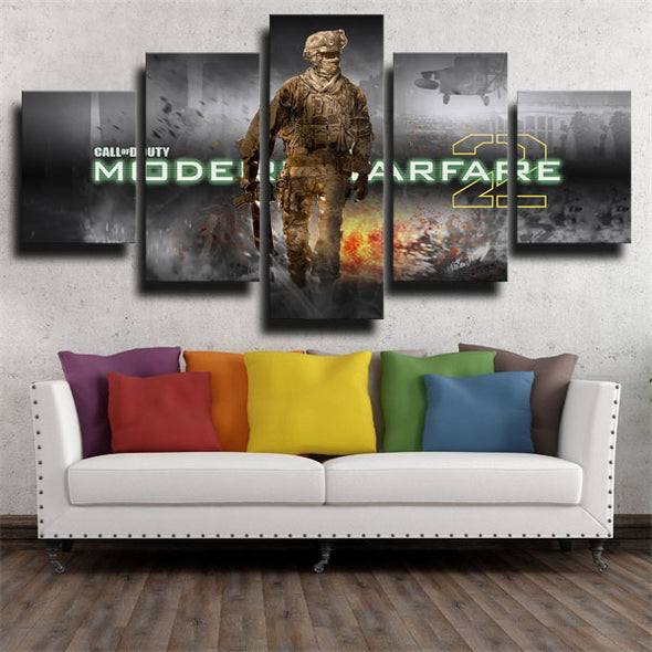 5 piece wall art canvas prints COD Modern Warfare 2 decor picture-1301 (3)