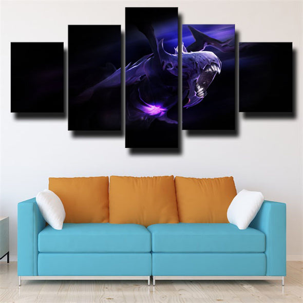 5 piece wall art canvas prints DOTA 2 Bane live room decor-1225 (2)