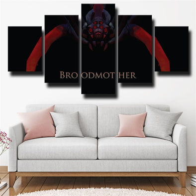 5 piece wall art canvas prints DOTA 2 Broodmother wall picture-1266 (1)