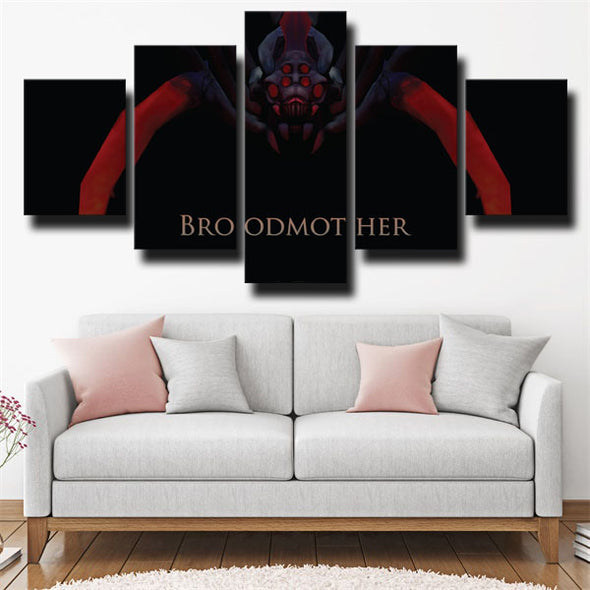 5 piece wall art canvas prints DOTA 2 Broodmother wall picture-1266 (1)