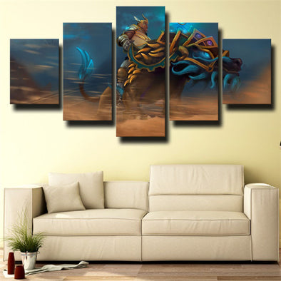 5 piece wall art canvas prints DOTA 2 Chen decor picture-1227 (1)