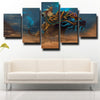 5 piece wall art canvas prints DOTA 2 Chen decor picture-1227 (3)