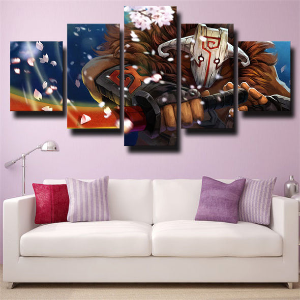 5 piece wall art canvas prints DOTA 2 Juggernaut home decor-1235 (2)