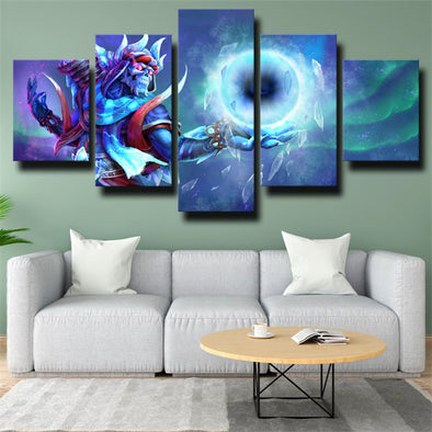 5 piece wall art canvas prints DOTA 2 Lich wall picture-1344 (1)