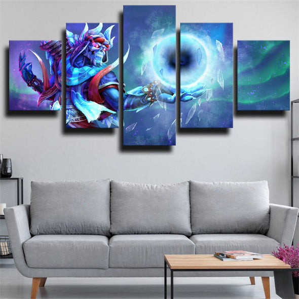 5 piece wall art canvas prints DOTA 2 Lich wall picture-1344 (2)