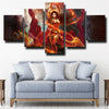 5 piece wall art canvas prints DOTA 2 Lina home decor-1354 (2)