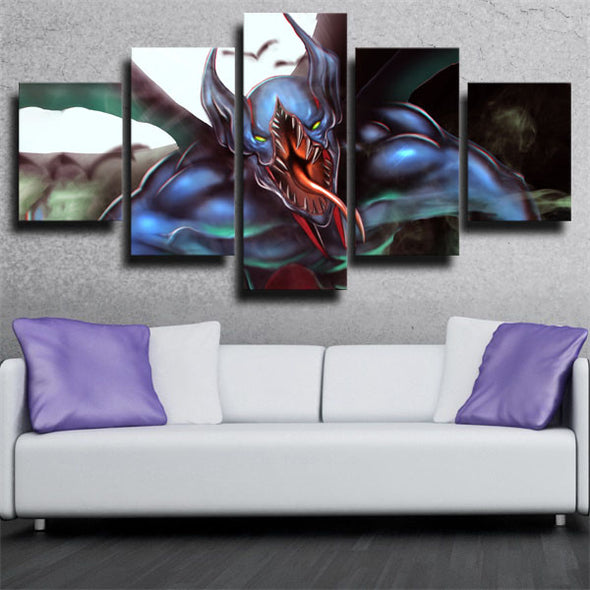 5 piece wall art canvas prints DOTA 2 Night Stalker wall decor-1395 (3)