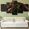 5 piece wall art canvas prints DOTA 2 Nyx Assassin decor picture-1398 (3)