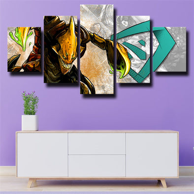 5 piece wall art canvas prints DOTA 2 Sand King wall picture-1428 (1)
