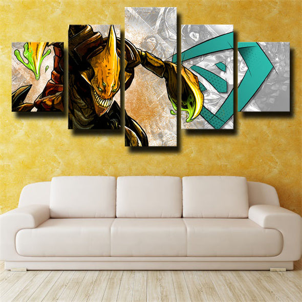 5 piece wall art canvas prints DOTA 2 Sand King wall picture-1428 (3)