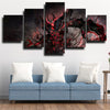 5 piece wall art canvas prints DOTA 2 Shadow Fiend home decor-1434 (1)