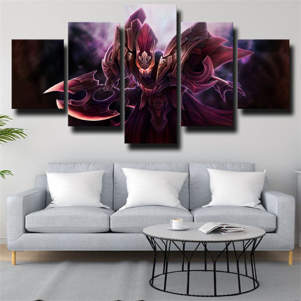 5 piece wall art canvas prints DOTA 2 hero Spectre home decor-1451 (2)