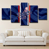 5 piece wall art canvas prints Dodgers Team uniform wall picture-40017 (3)