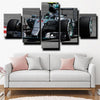 5 piece wall art canvas prints Formula 1 Car Mercedes AMG home decor-1200 (2)
