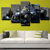 5 piece wall art canvas prints Formula 1 Car Mercedes AMG wall picture-1200 (2)