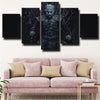 5 piece wall art canvas prints Game of Thrones Night King wall decor-1624 (3)