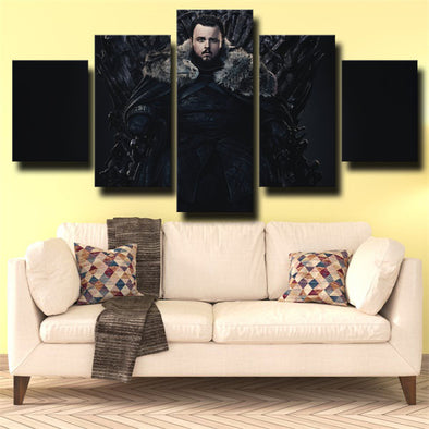 5 piece wall art canvas prints Game of Thrones Samwell decor picture-1627 (1)