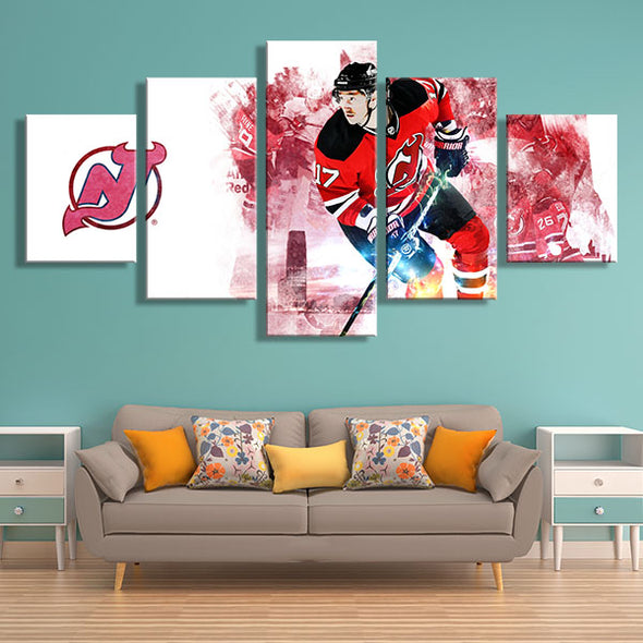 5 piece wall art canvas prints Jersey's Team KOVALCHUK wall picture-10014 (3)