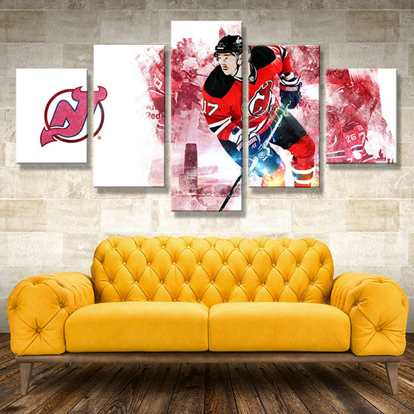 5 piece wall art canvas prints Jersey's Team KOVALCHUK wall picture-10014 (4)