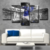 5 piece wall art canvas prints Juve Dybala Blue Jersey home decor-1298 (3)
