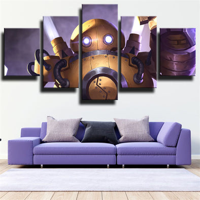 5 piece wall art canvas prints League Legends Blitzcrank home decor-1200 (1)
