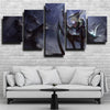 5 piece wall art canvas prints League Legends Diana live room decor-1200 (3)