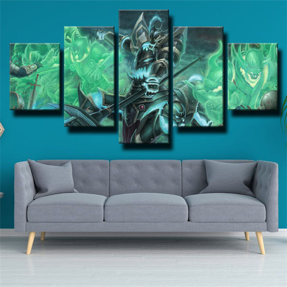 5 piece wall art canvas prints League Of Legends Hecarim decor picture-1200 (3)