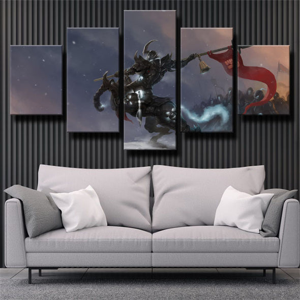 5 piece wall art canvas prints League Of Legends Hecarim wall picture-1200 (2)