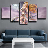 5 piece wall art canvas prints League Of Legends Janna wall picture-1200 (2)