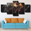 5 piece wall art canvas prints League Of Legends Lee Sin home decor-1200 (2)