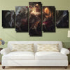 5 piece wall art canvas prints League Of Legends Lee Sin home decor-1200 (3)