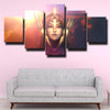 5 piece wall art canvas prints League Of Legends Leona decor picture-1200 (3)