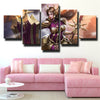 5 piece wall art canvas prints League Of Legends Leona home decor-1200 (3)