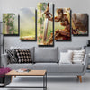 5 piece wall art canvas prints League Of Legends Leona wall picture-1200 (2)