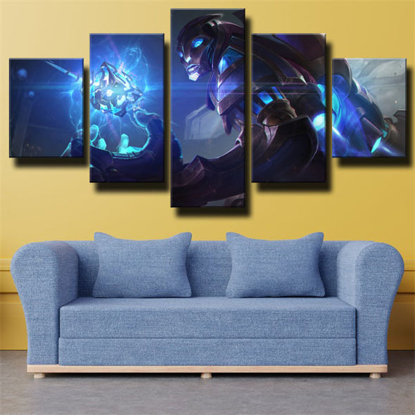 5 piece wall art canvas prints League Of Legends Malzahar home decor-1200 (3)